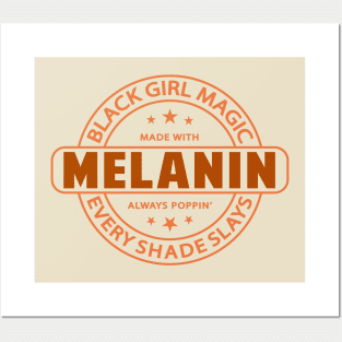 Melanin | Black Girl Magic | Black Woman | African American | Black Lives Posters and Art